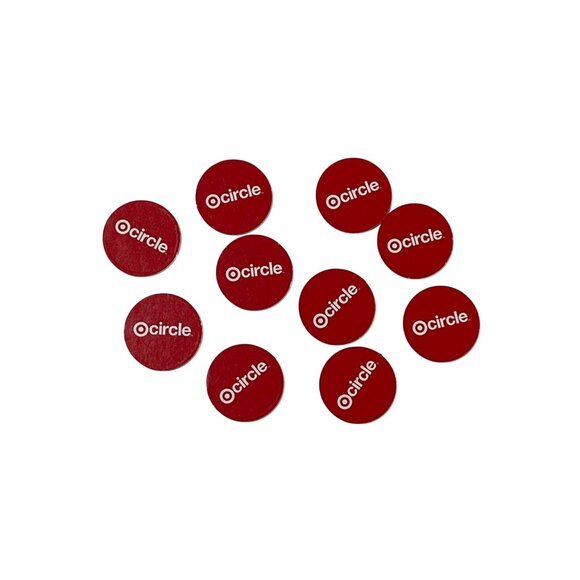 Monopoly Target Edition Circle Tokens Lot | Replacement Game Pieces - Picture 2 of 2